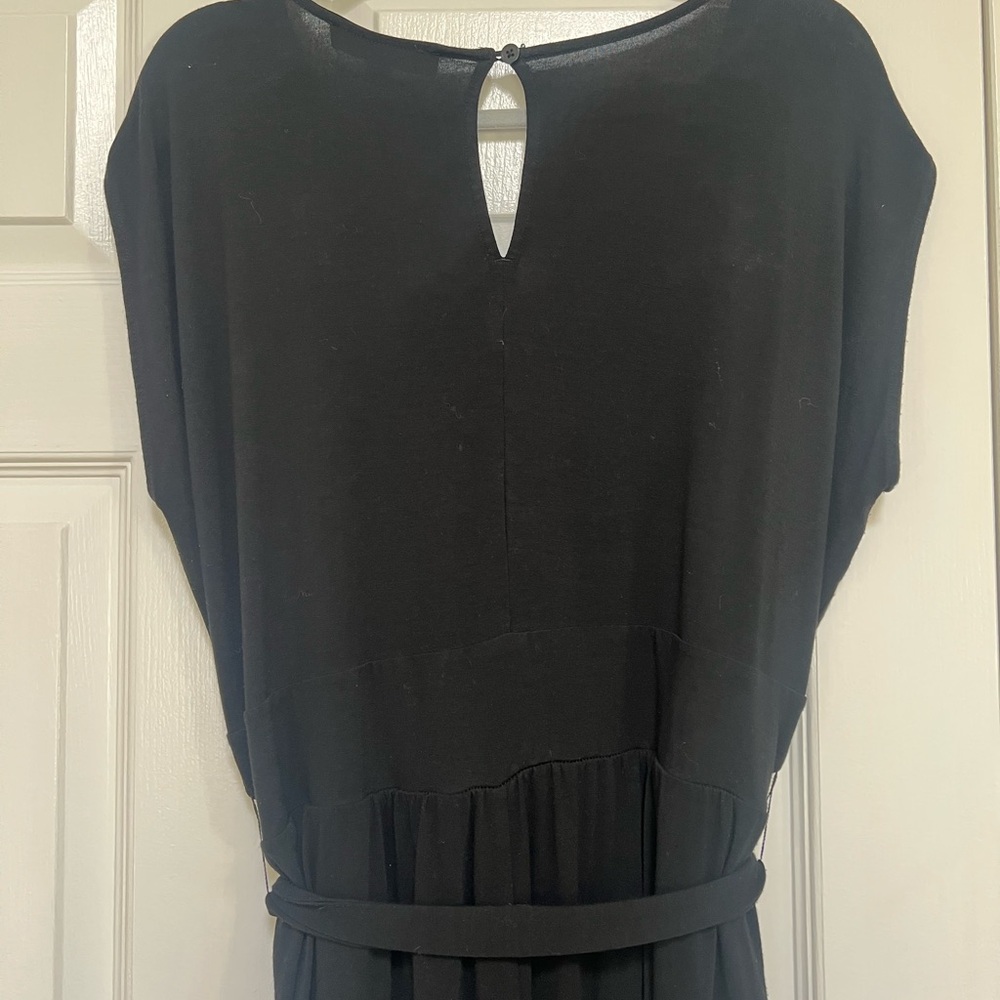 LOFT Black Wide Leg Jumpsuit